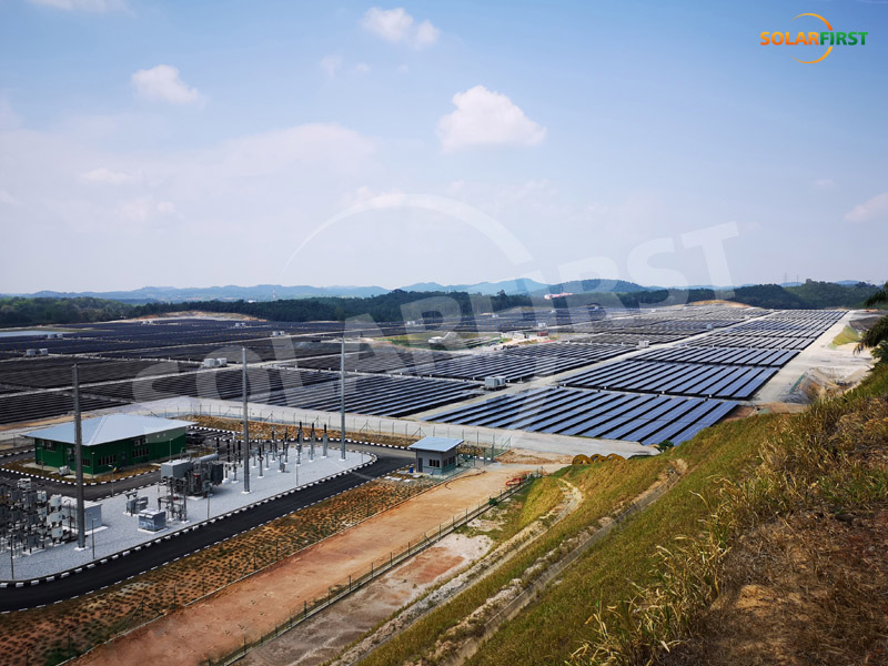 マレーシア60mwp地上発電所プロジェクト
