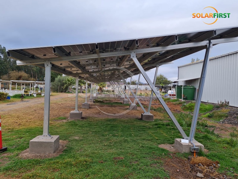 #photovoltaic carport project in Chile