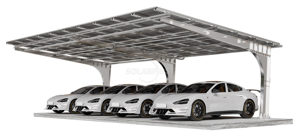 #carbon steel solar carport