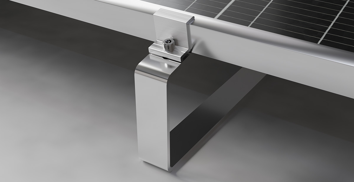 #solar mounting clamp for trapezoidal metal roof