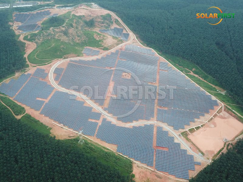 マレーシアにある36MWpの地上太陽光発電所