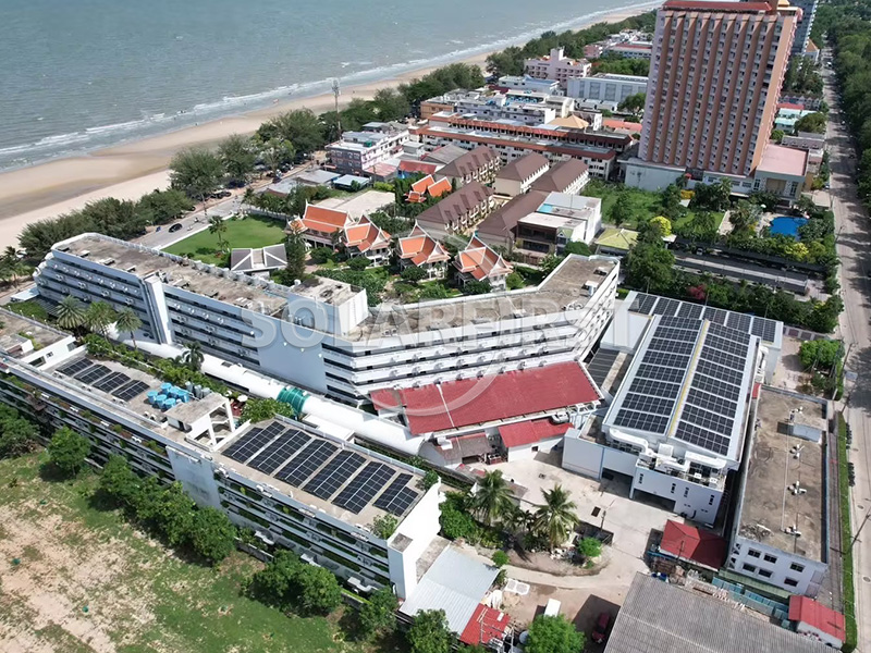 タイの1.5MWp太陽光コンクリート屋根発電所
