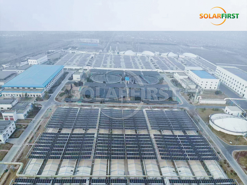 中国にある1.9MWp太陽光発電フレキシブル構造発電所