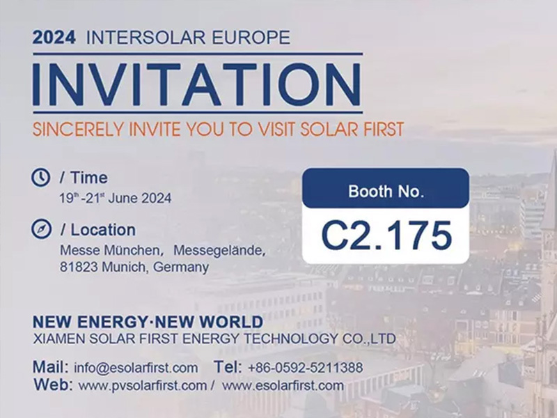 Solar Firstが主催するIntersolar Europe 2024に参加しよう