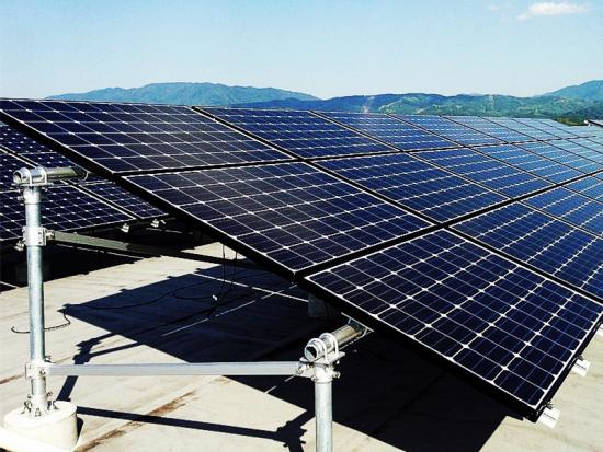Flat Roof Ballast PV Bracket for Solar Panel Mount